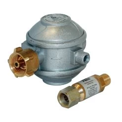 Profi-Gas-Kit, Gold/grau, Metall, 24 Cm, 50 Mbar