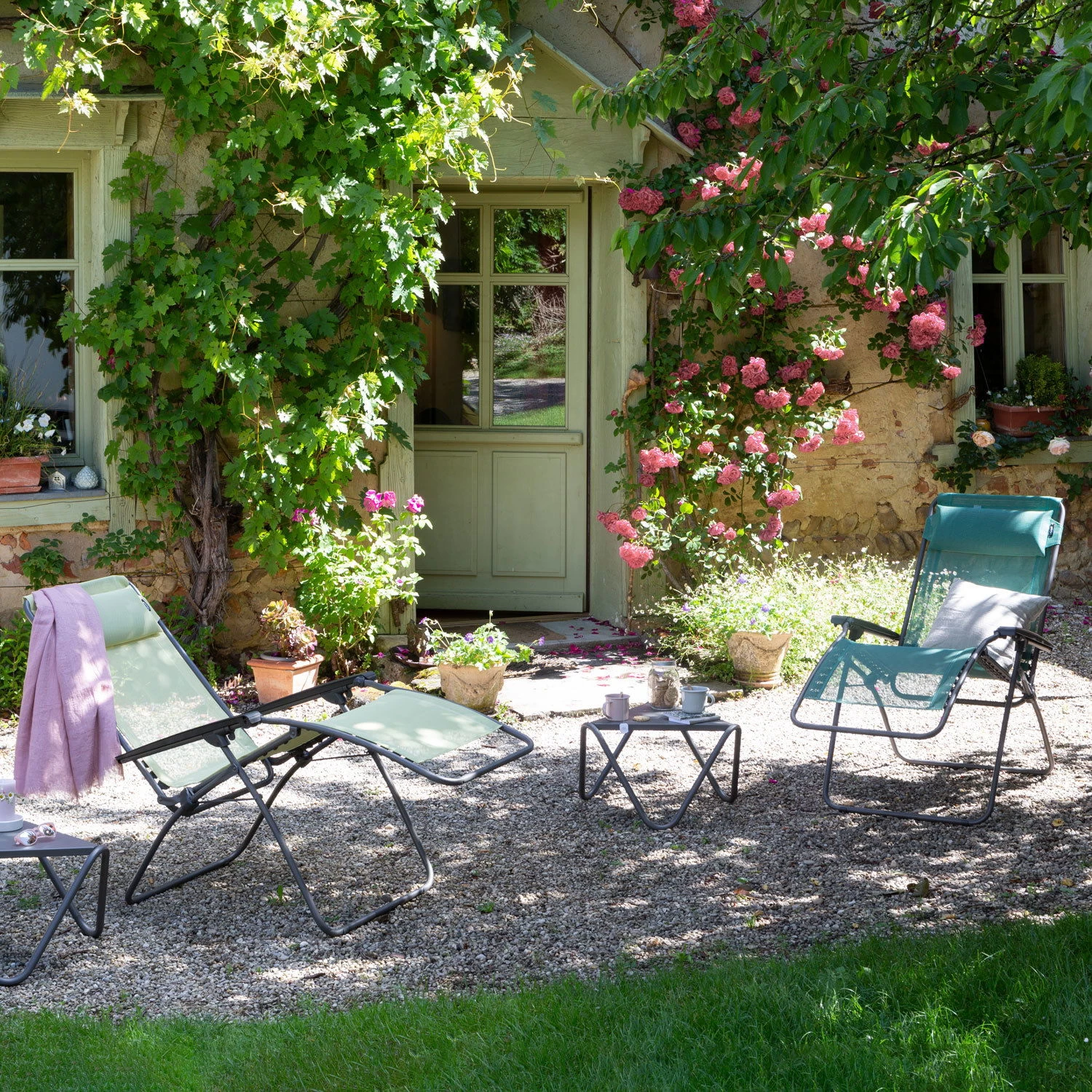 Lafuma Relaxsessel 'R Clip', Gelb, Batyline® – Bild 4