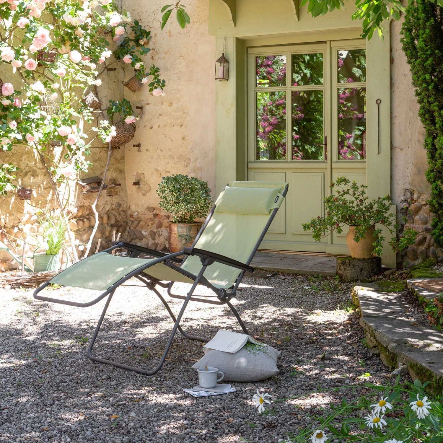 Lafuma Relaxsessel 'R Clip', Gelb, Batyline® – Bild 3