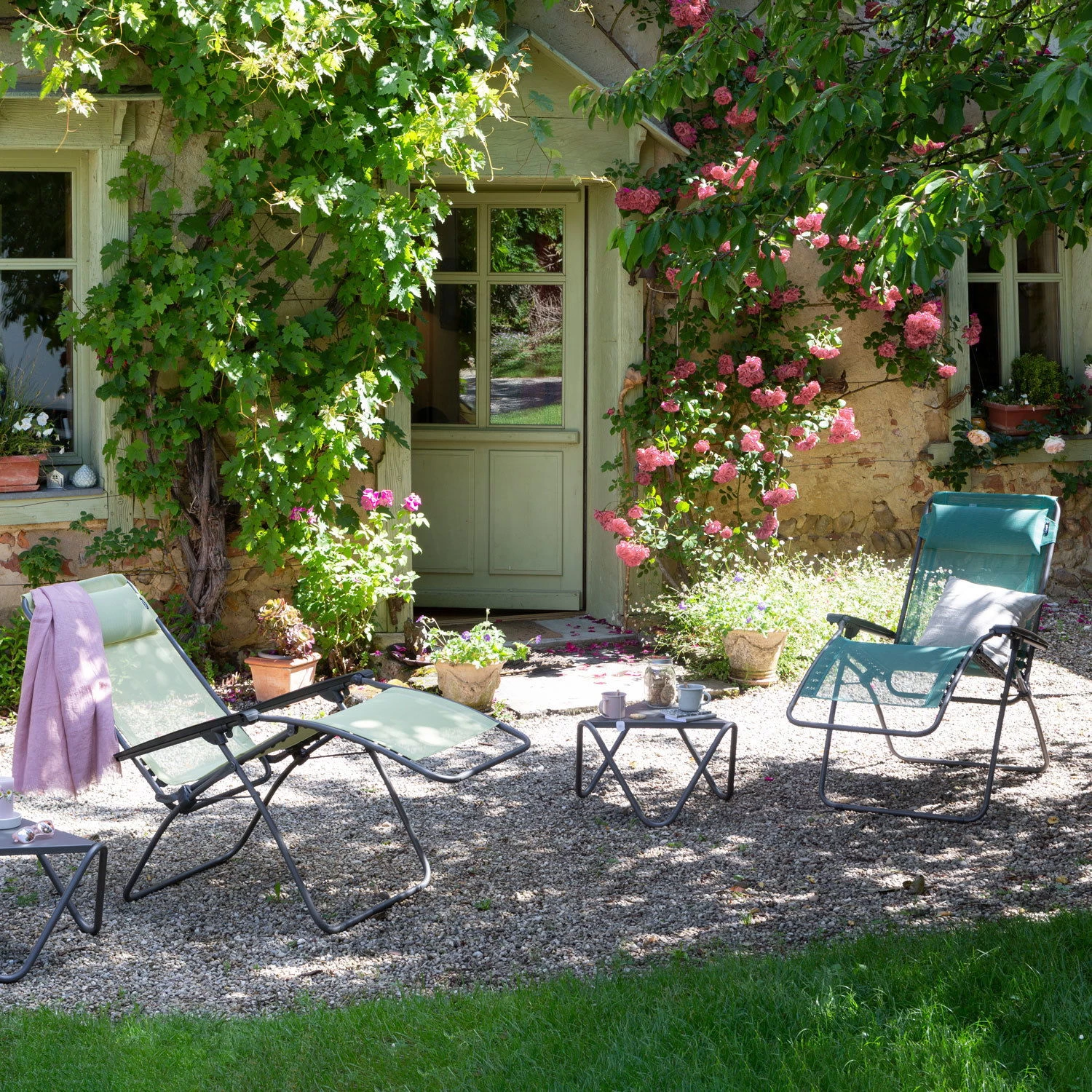 Lafuma Relaxsessel 'R Clip', Grün, Batyline® – Bild 4