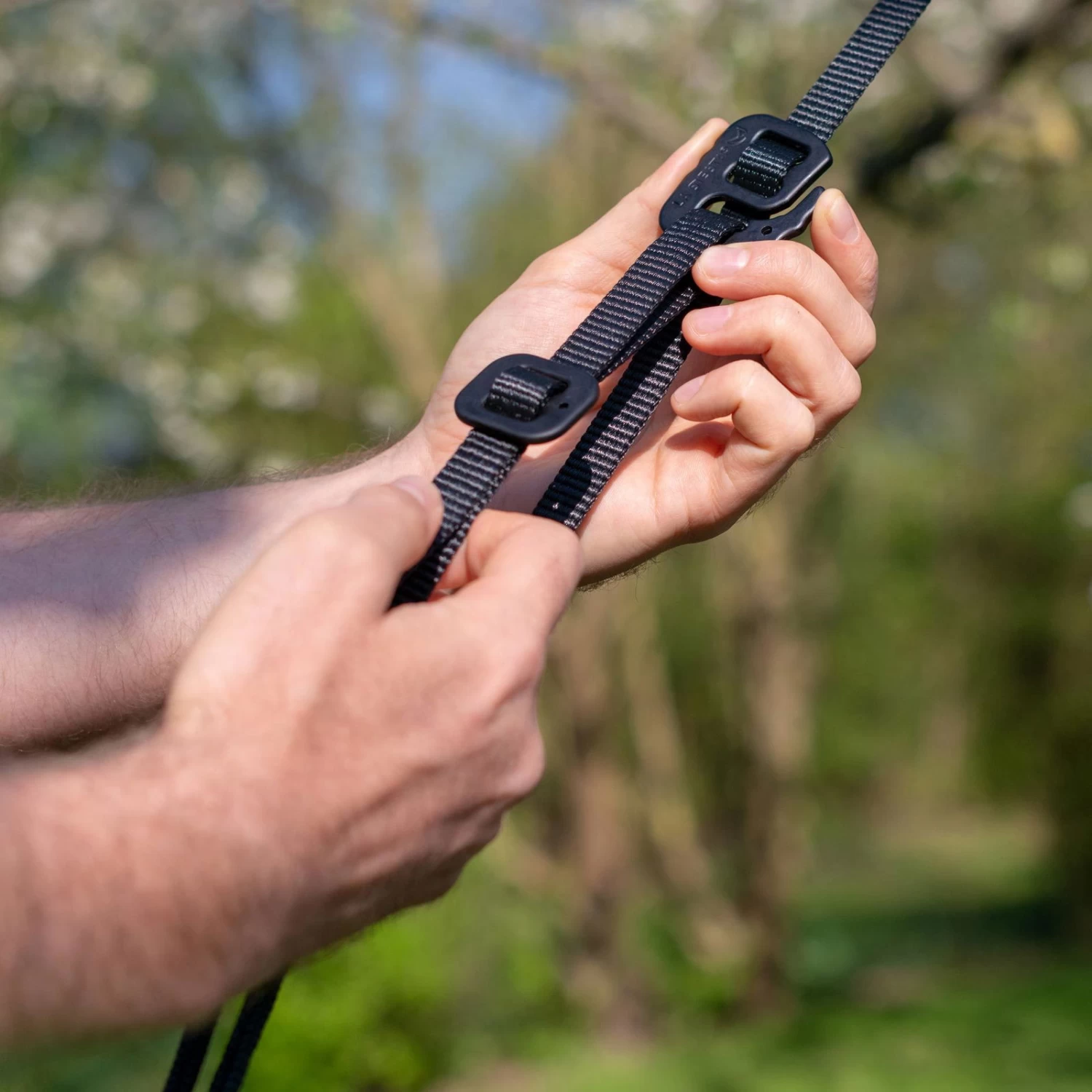 LA SIESTA Doppel-Reisehängematte Colibri 3.0, Palm, Bis 180 Kg, Reißfest, Leicht – Bild 6