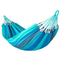 LA SIESTA Hängematte 'Modesta', Lagoon, Single - L 300 X B 140 Cm