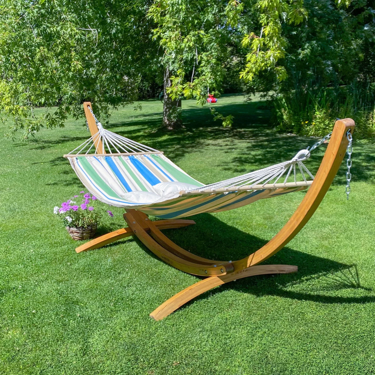 Single Stabhängematte & Gestell, Green Bay – Bild 2