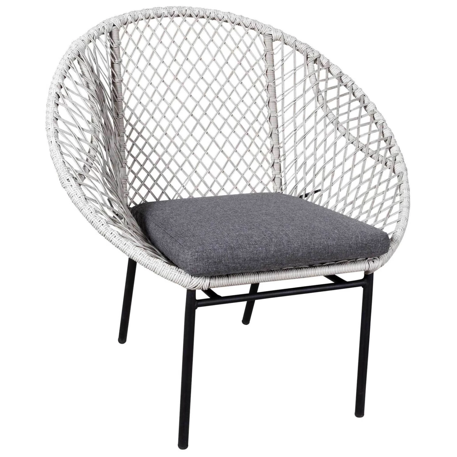 Sitzmöbelgruppe 'Nairobi' Inkl. Auflagen, 4-teilig, Grau – Bild 3