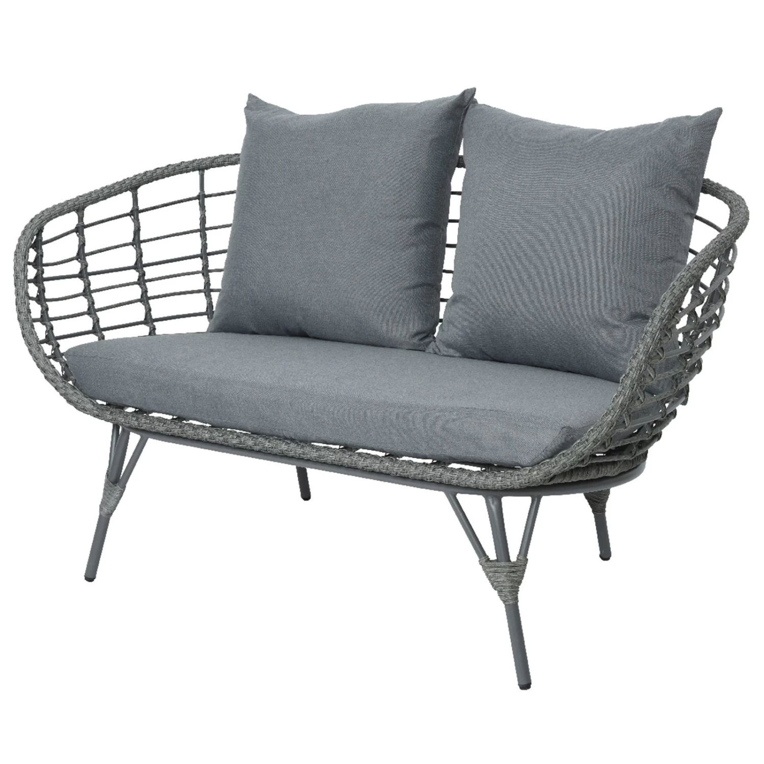 Loungegruppe 'Evora', 4-teilig, Grau – Bild 3