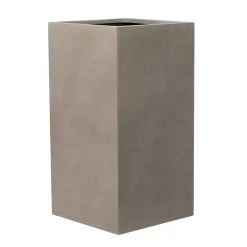 Pflanztrog, Sepia, L 31 X B 31 X H 65 Cm