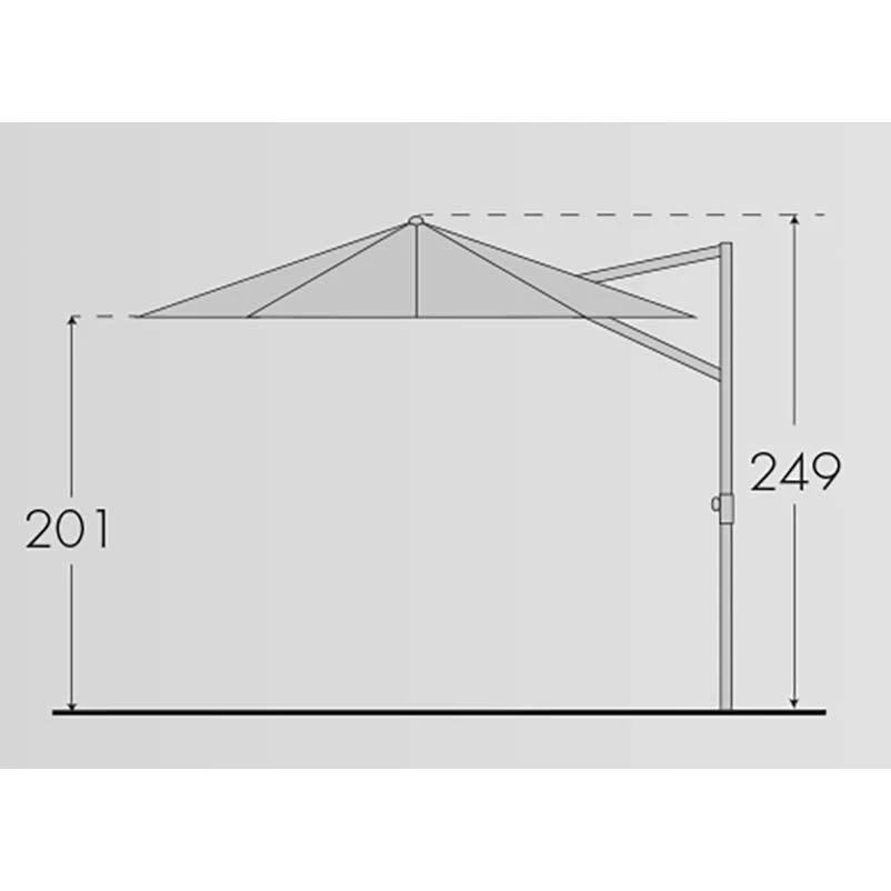 Doppler Pendelschirm 'Ravenna Smart 300', Um 360° Drehbar, Ø 300 Cm – Bild 5